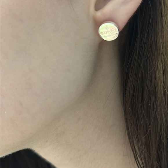 Gucci 925 silver earrings authentic 100% - Picture 5 of 11